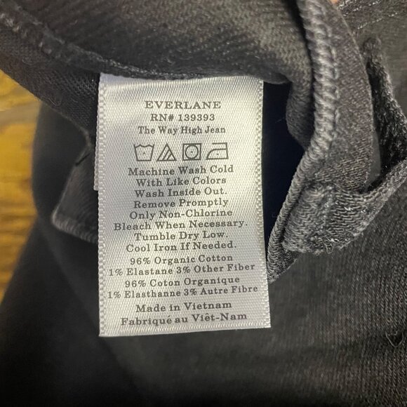 Everlane The Way-High® Jean Black Sz 29 LONG - Picture 12 of 12